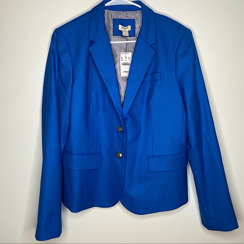 NWT J. Crew Blue Schoolboy Blazer